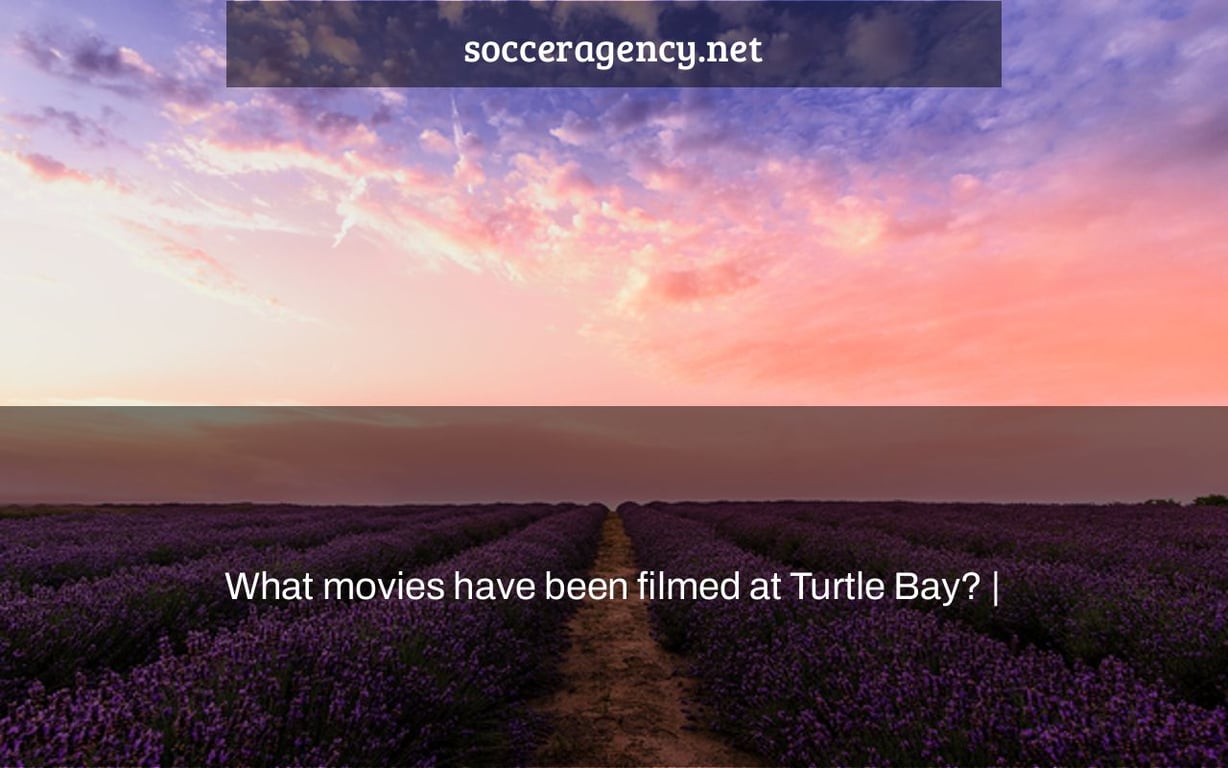 What movies have been filmed at Turtle Bay? |