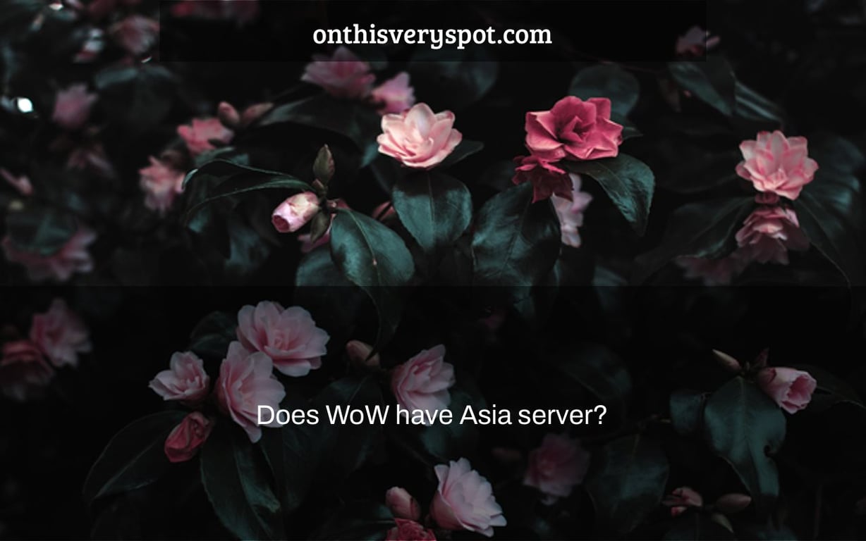 Does WoW have Asia server?
