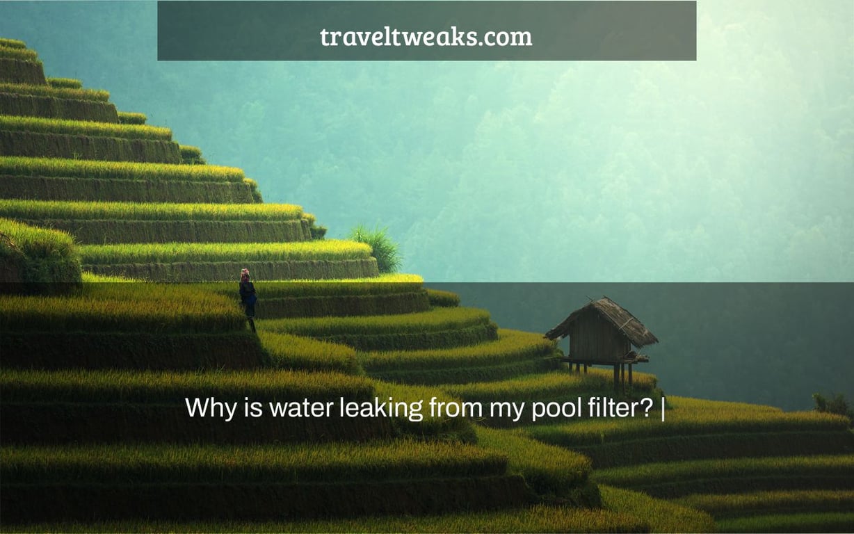 Why is water leaking from my pool filter? |