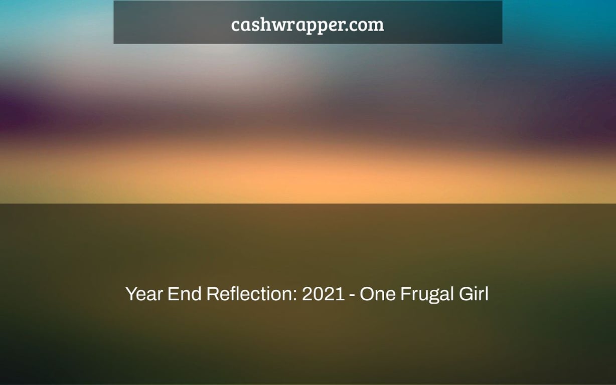 Year End Reflection: 2021 - One Frugal Girl