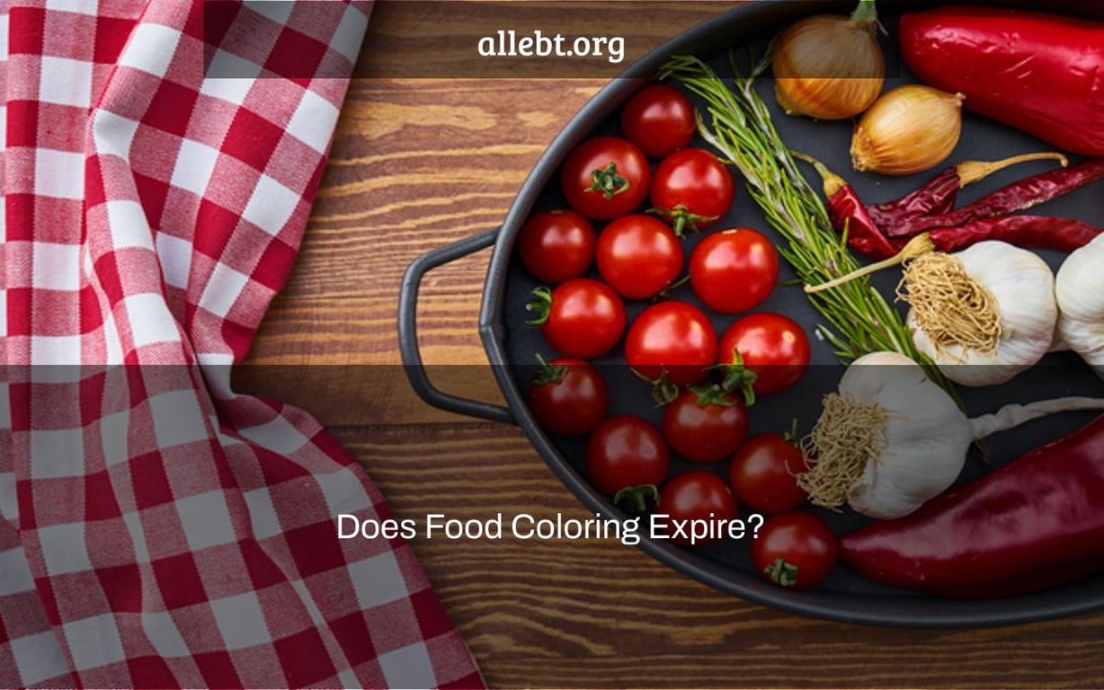 Does Food Coloring Expire?