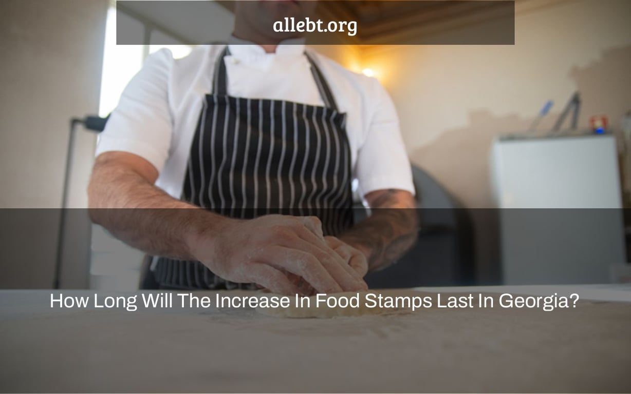 How Long Will The Increase In Food Stamps Last In Georgia?