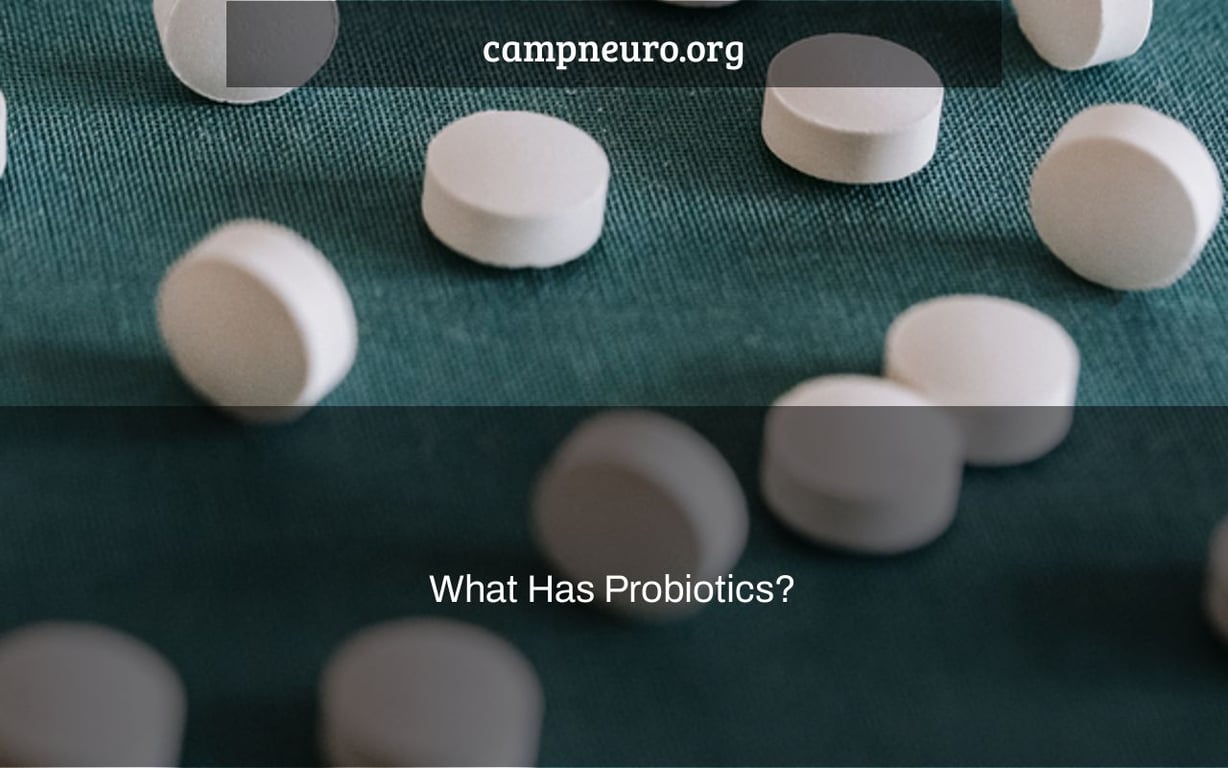 What Has Probiotics?