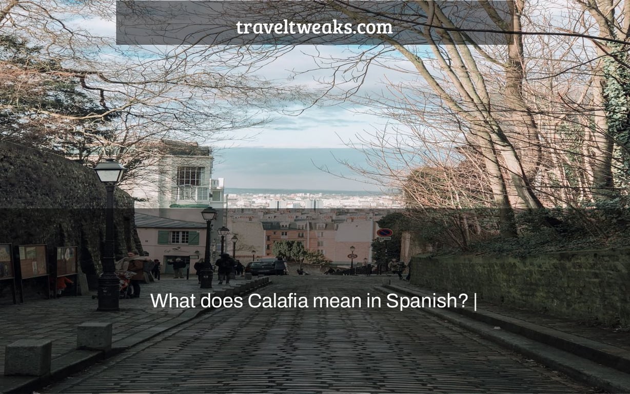 What does Calafia mean in Spanish? |