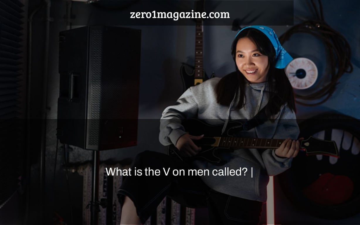 What is the V on men called? |