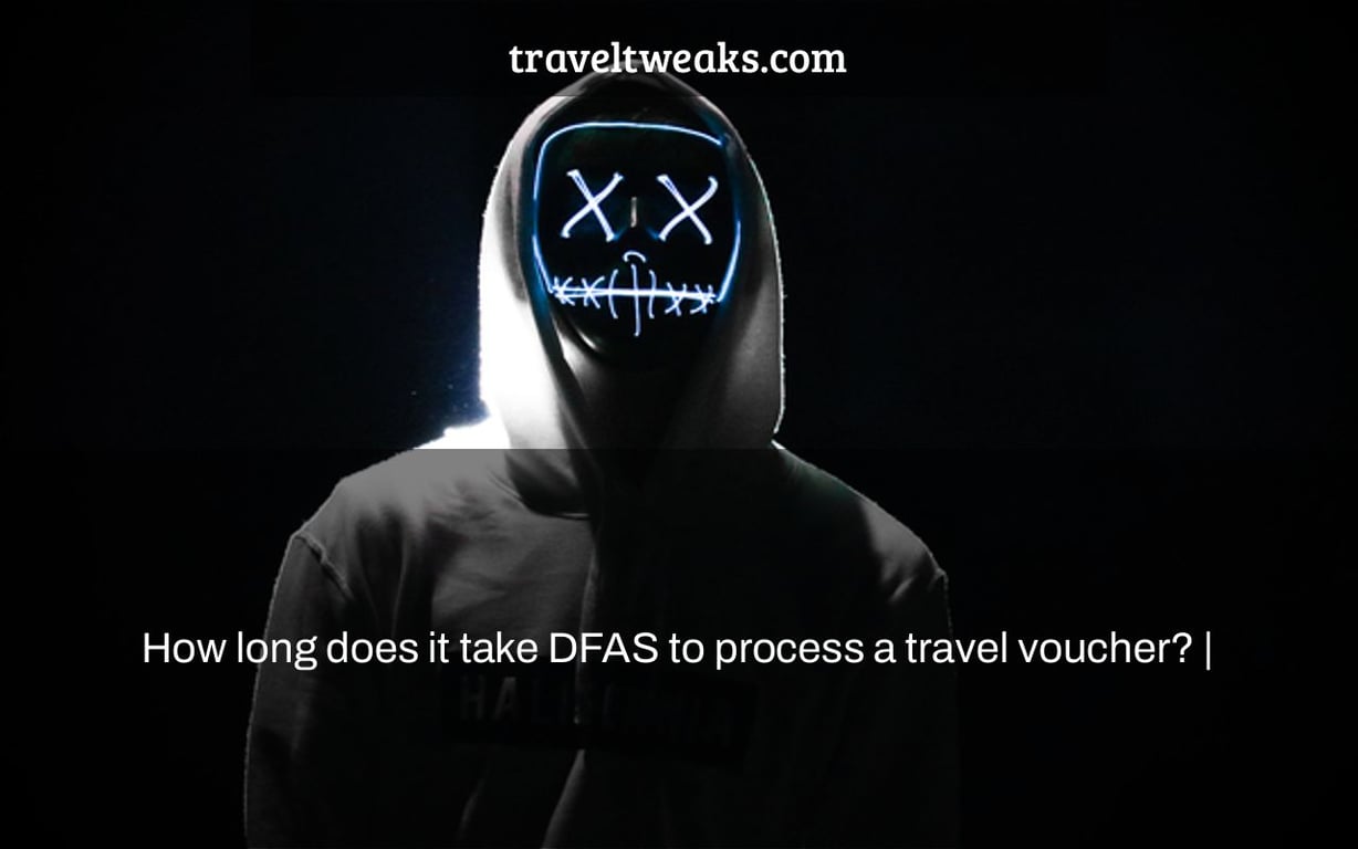 How long does it take DFAS to process a travel voucher? |
