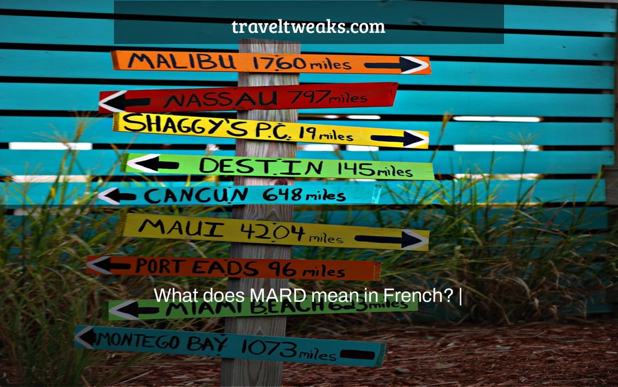 What does MARD mean in French? |