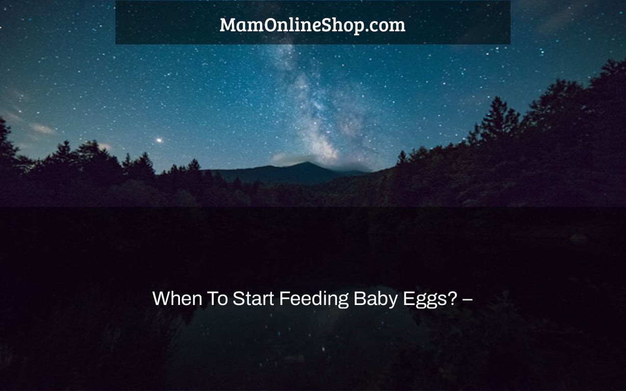 When To Start Feeding Baby Eggs? –