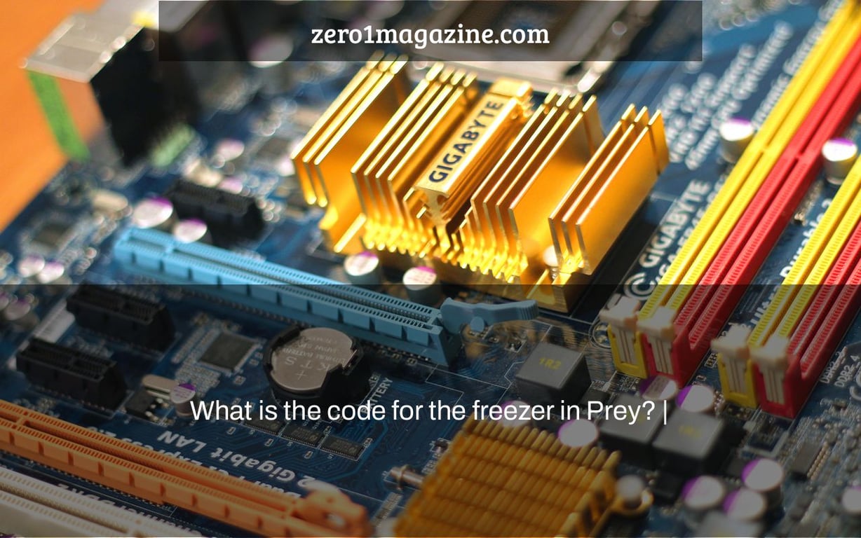 What is the code for the freezer in Prey? |