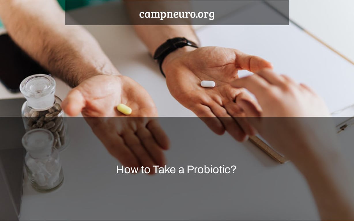 How to Take a Probiotic?