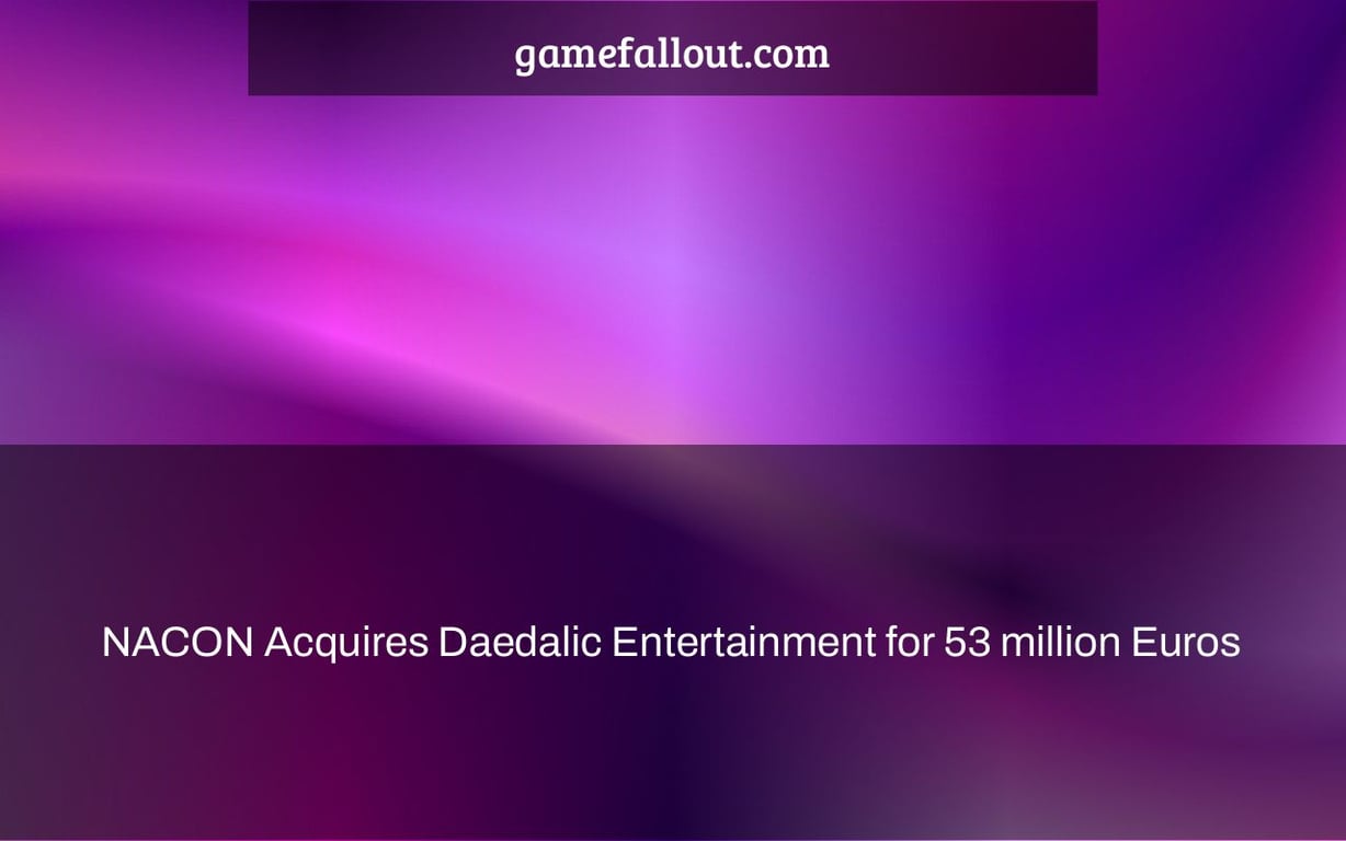 NACON Acquires Daedalic Entertainment for 53 million Euros