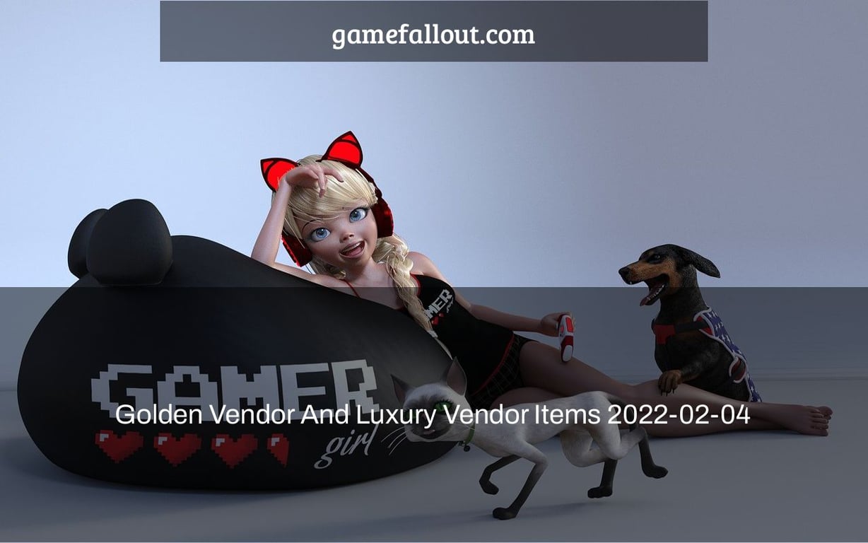 Golden Vendor And Luxury Vendor Items 2022-02-04