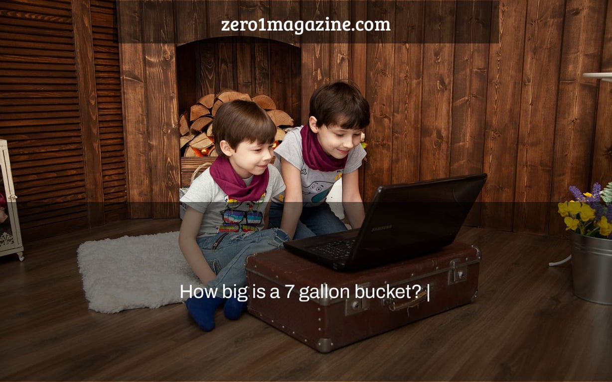 How big is a 7 gallon bucket? |