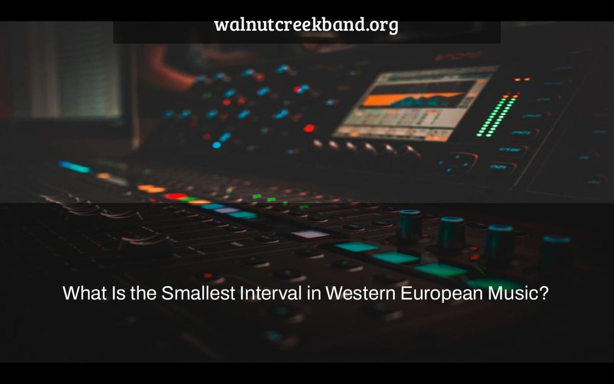 What Is the Smallest Interval in Western European Music?