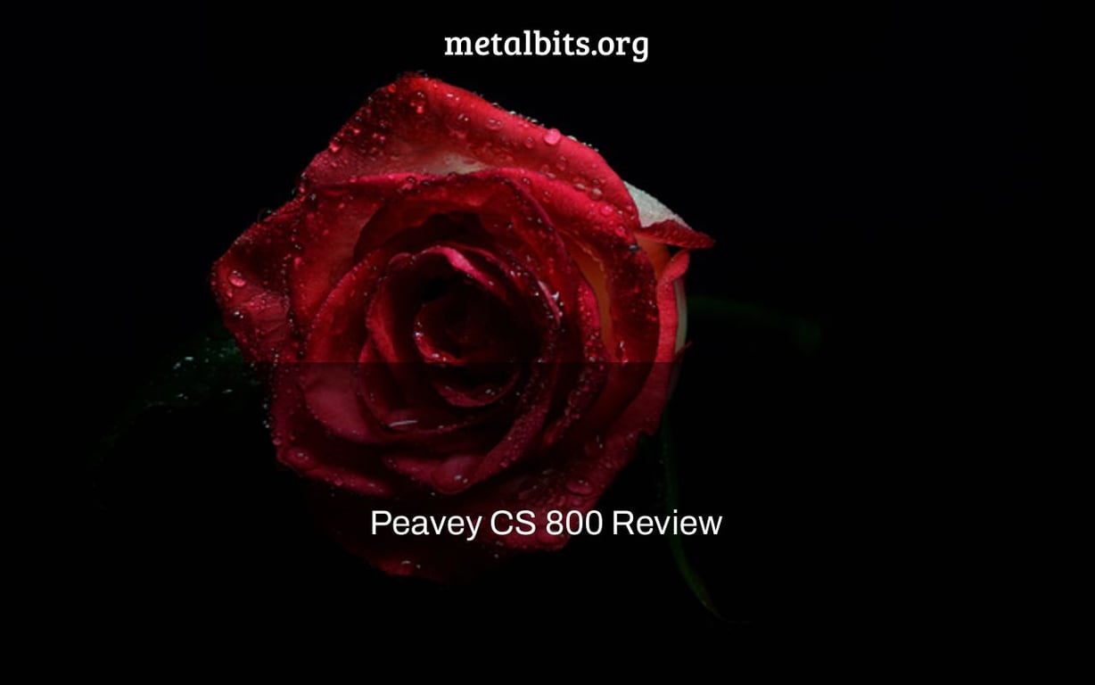 Peavey CS 800 Review
