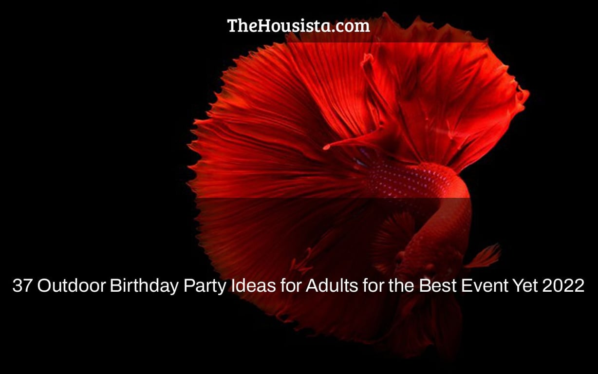 37 Outdoor Birthday Party Ideas for Adults for the Best Event Yet 2022