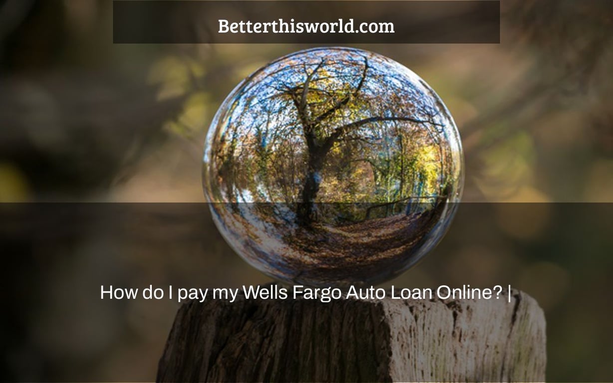 How do I pay my Wells Fargo Auto Loan Online? |