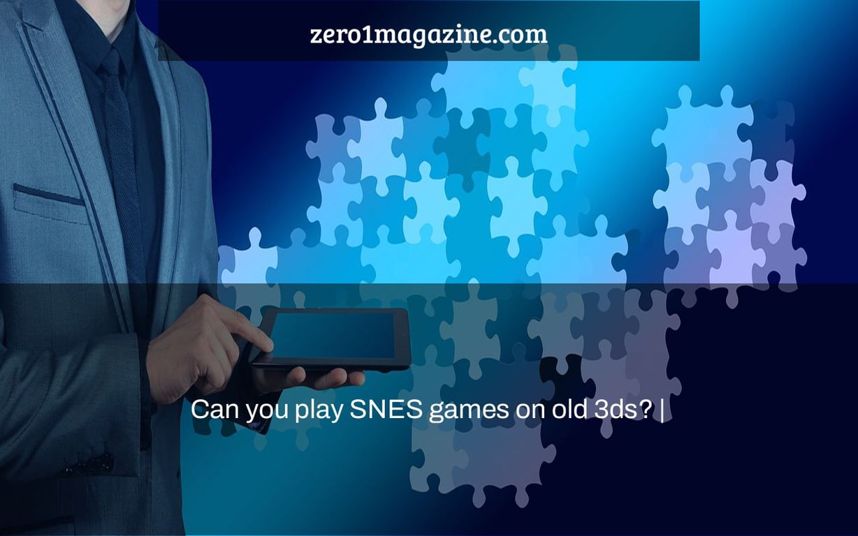 Can you play SNES games on old 3ds? |
