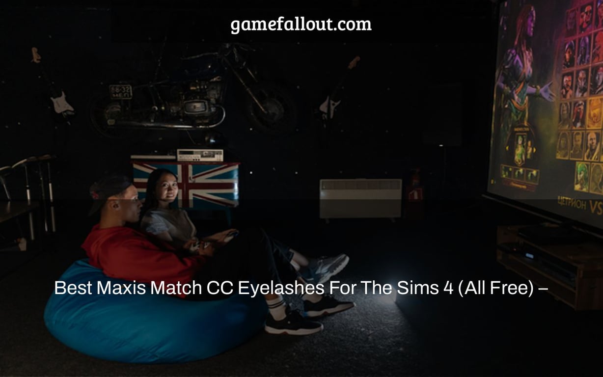 Best Maxis Match CC Eyelashes For The Sims 4 (All Free) –