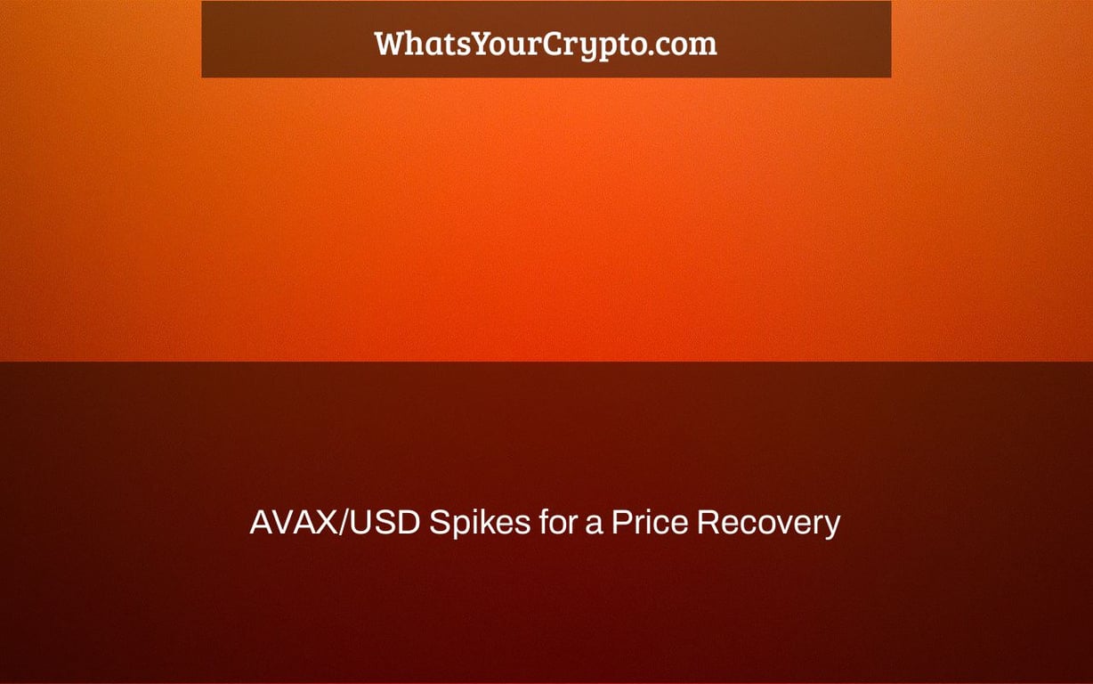 AVAX/USD Spikes for a Price Recovery