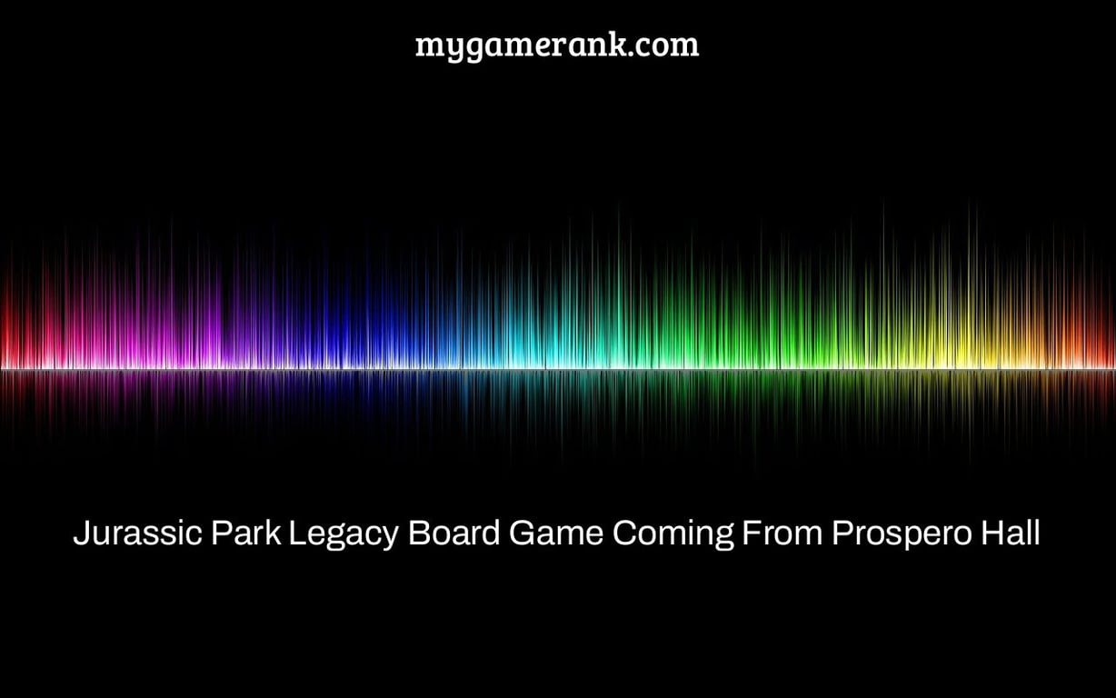 Jurassic Park Legacy Board Game Coming From Prospero Hall