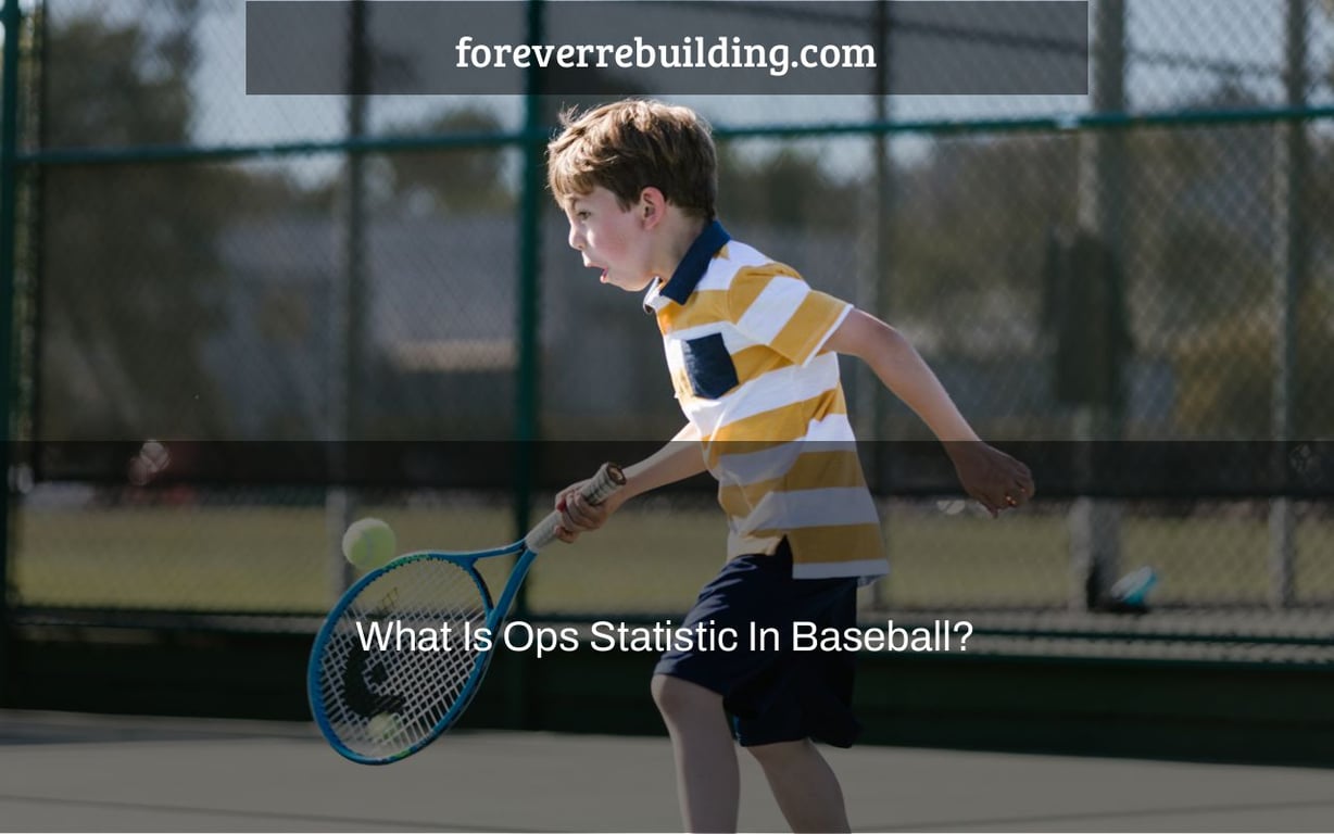 What Is Ops Statistic In Baseball?