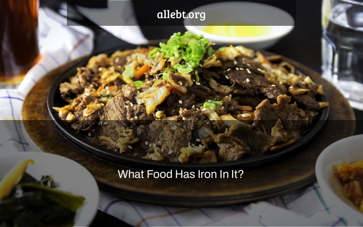 What Food Has Iron In It?