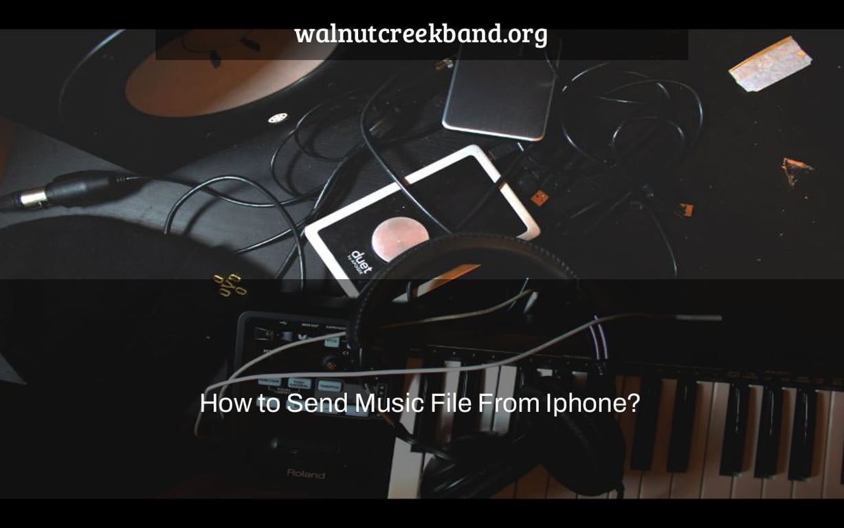 How to Send Music File From Iphone?
