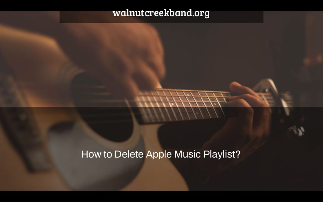 How to Delete Apple Music Playlist?