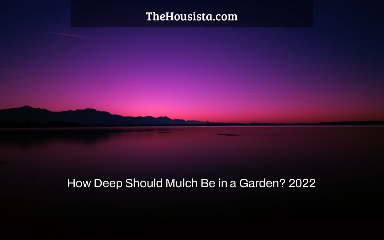 How Deep Should Mulch Be in a Garden? 2022
