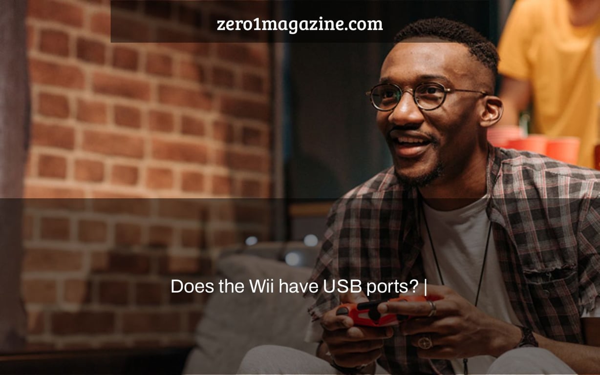 Does the Wii have USB ports? |