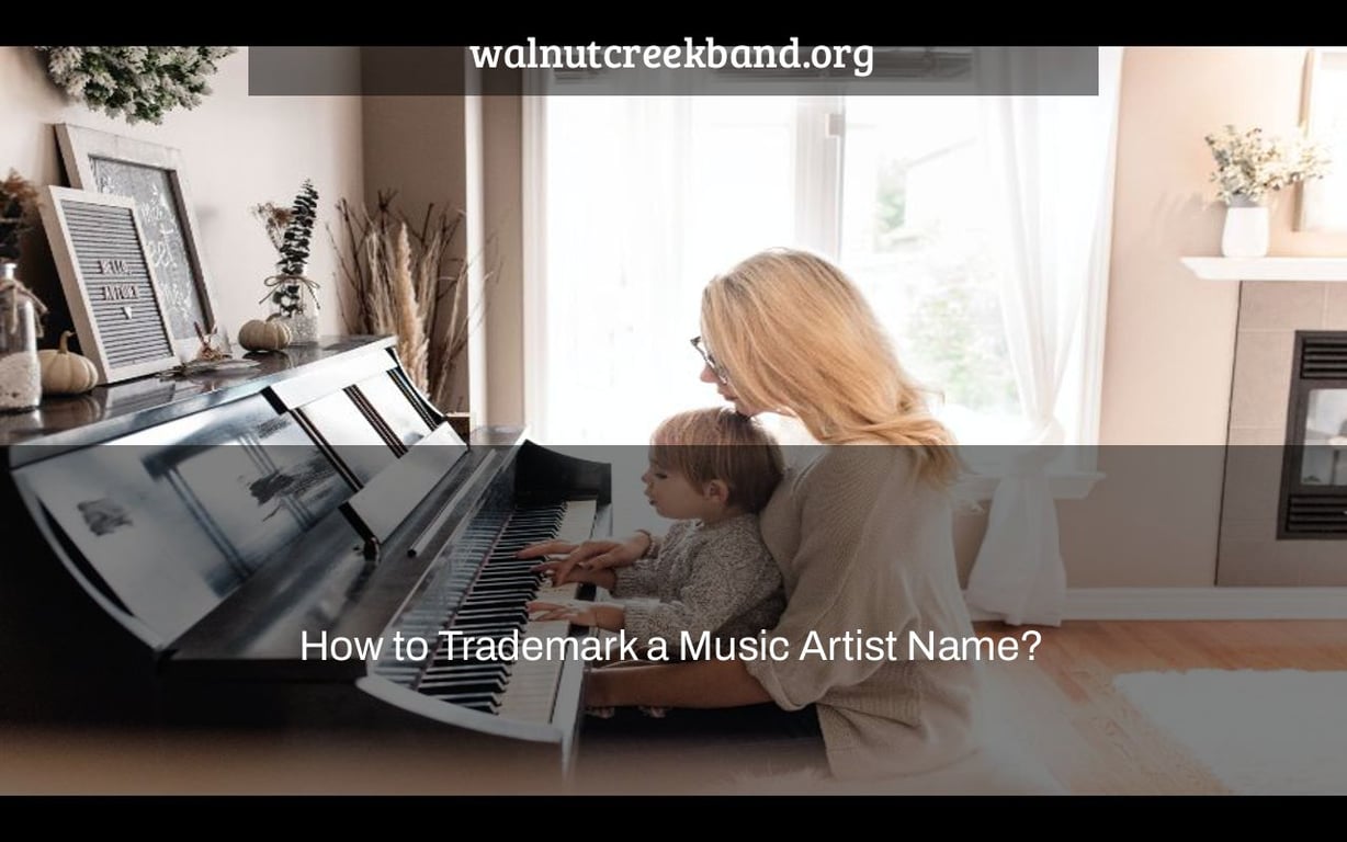 How to Trademark a Music Artist Name?