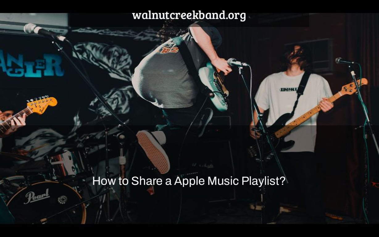 How to Share a Apple Music Playlist?