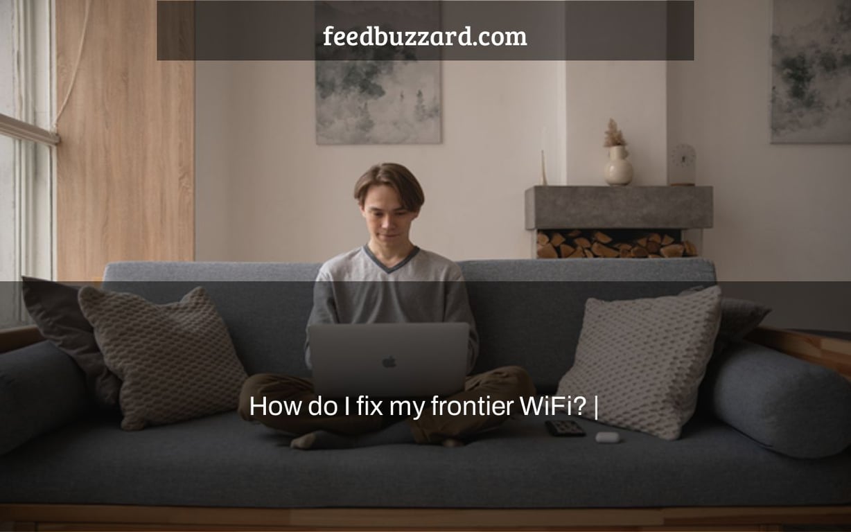 How do I fix my frontier WiFi? |