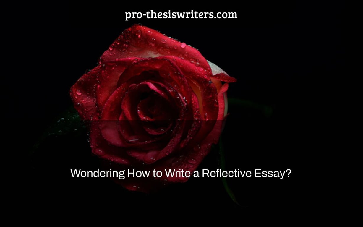 Wondering How to Write a Reflective Essay?