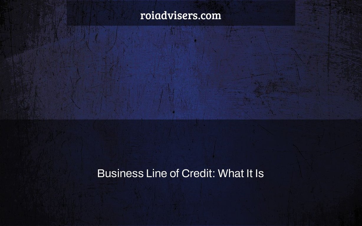 Business Line of Credit: What It Is & How It Works