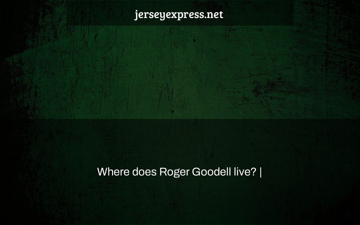 Where does Roger Goodell live? |