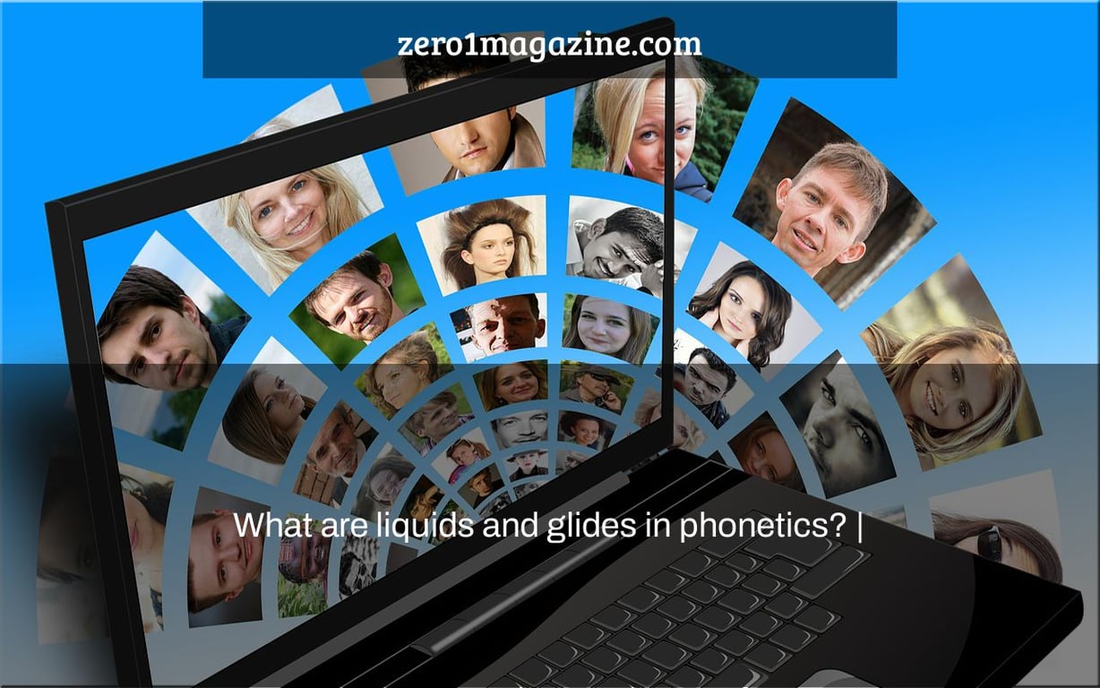 What are liquids and glides in phonetics? |