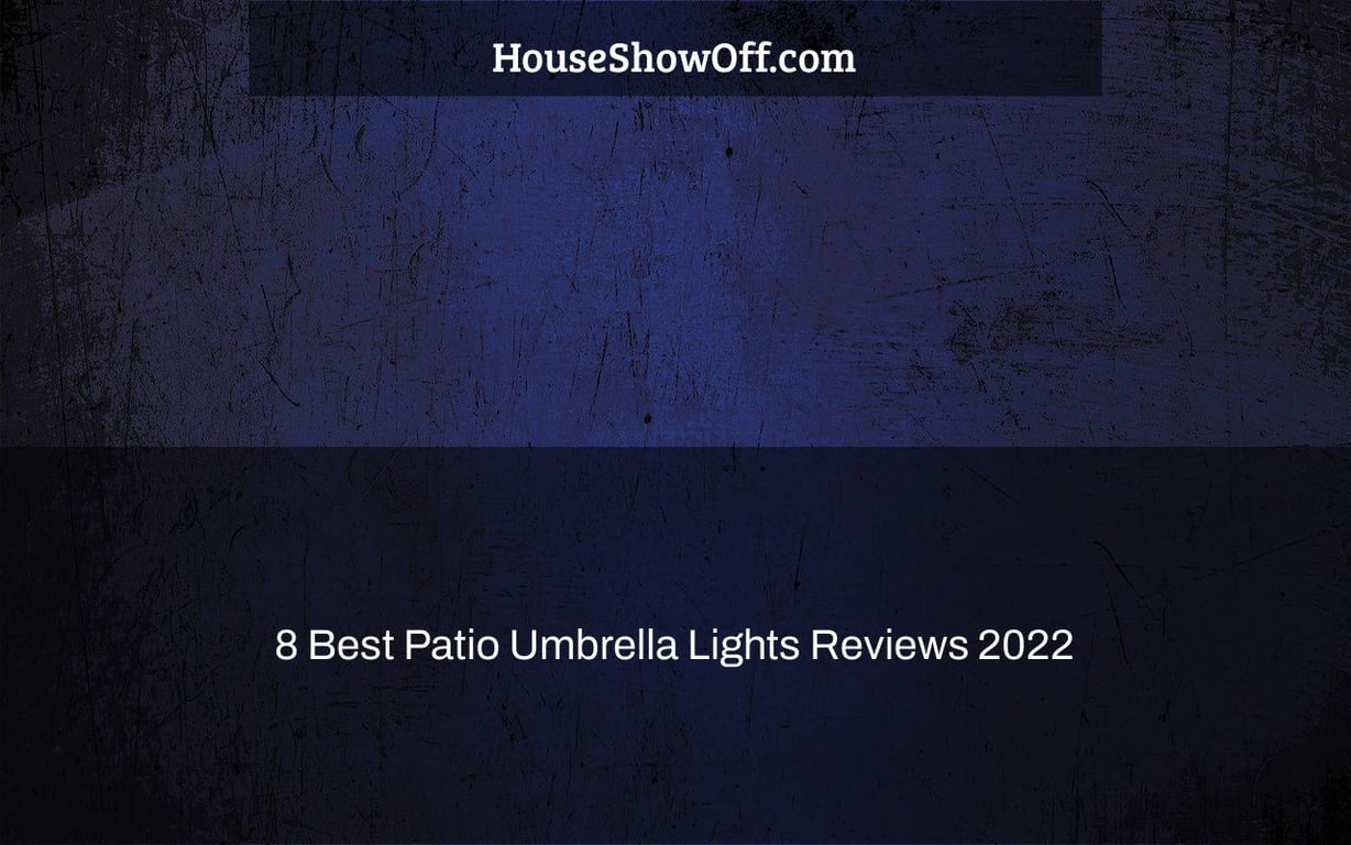 8 Best Patio Umbrella Lights Reviews 2022