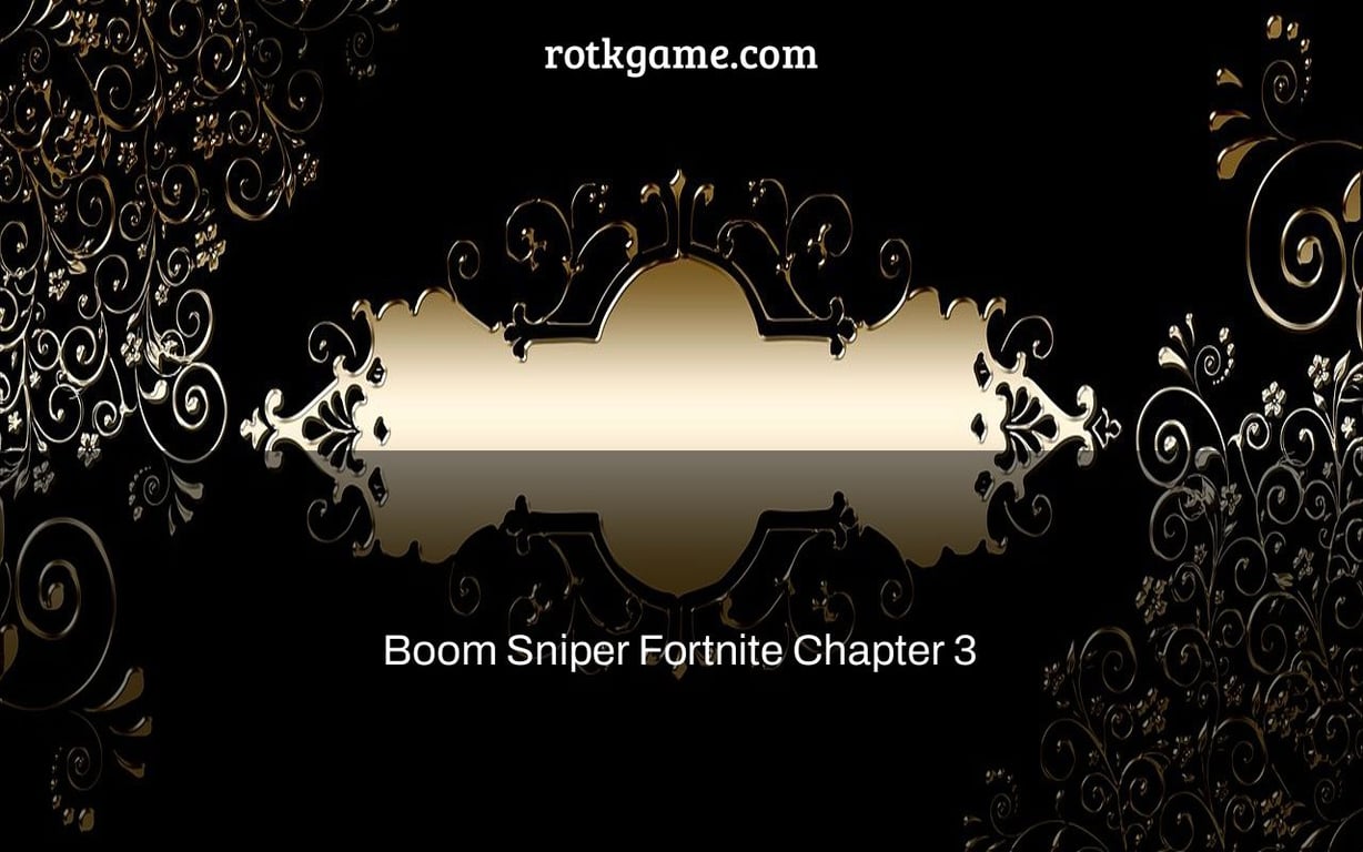 Boom Sniper Fortnite Chapter 3
