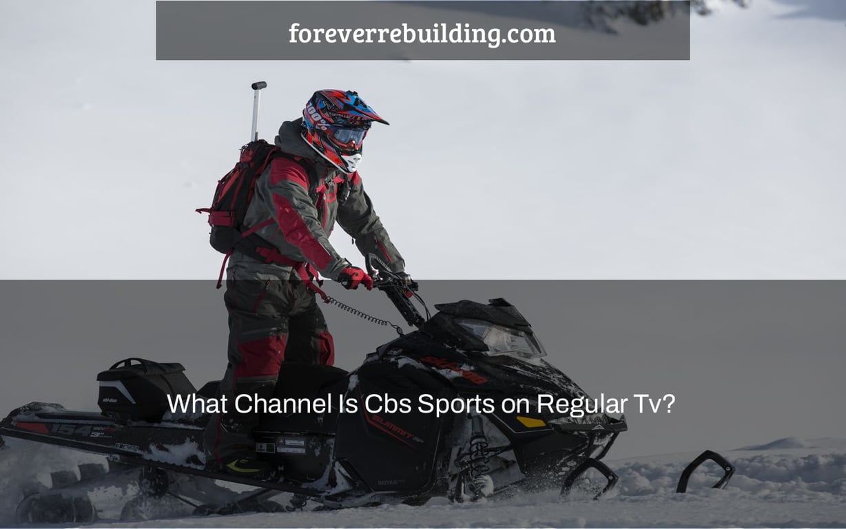 What Channel Is Cbs Sports on Regular Tv?