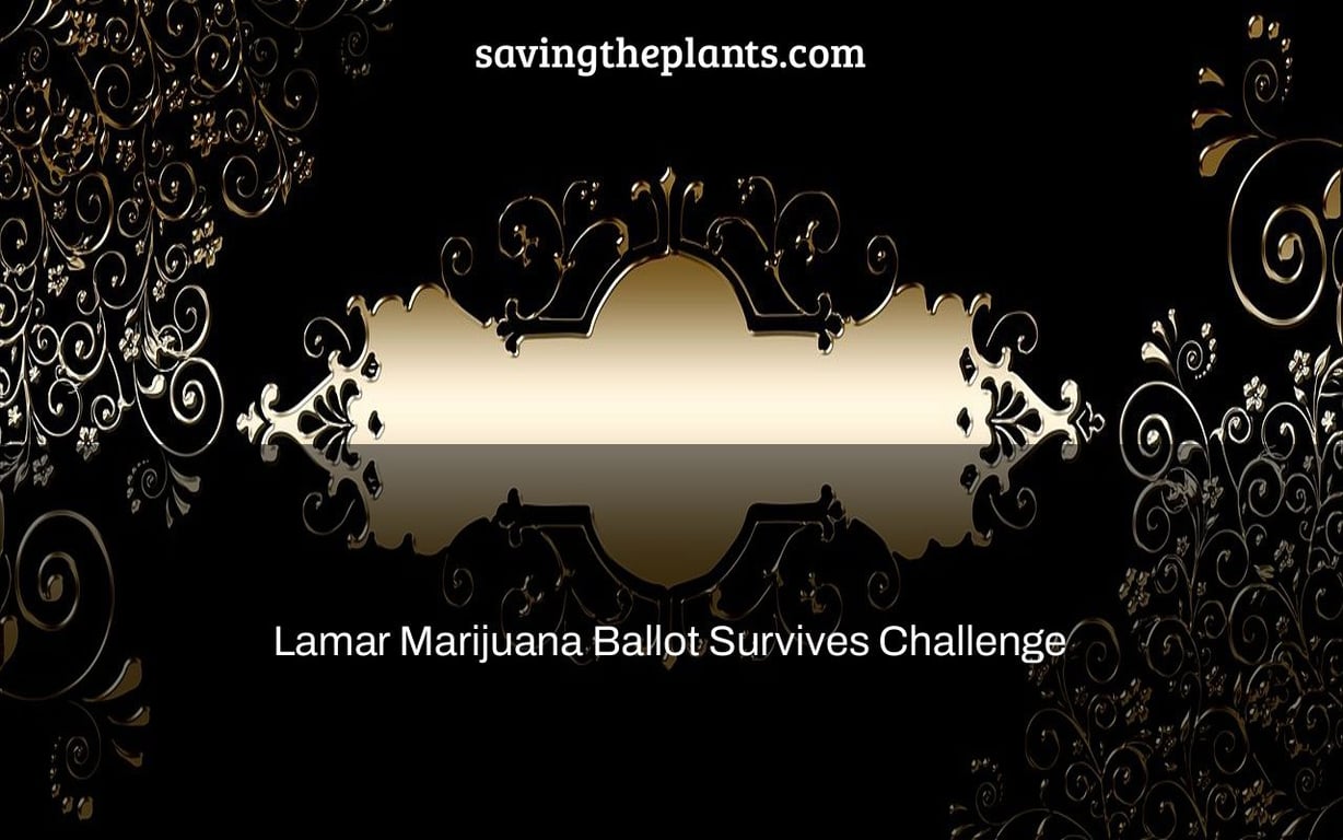 Lamar Marijuana Ballot Survives Challenge