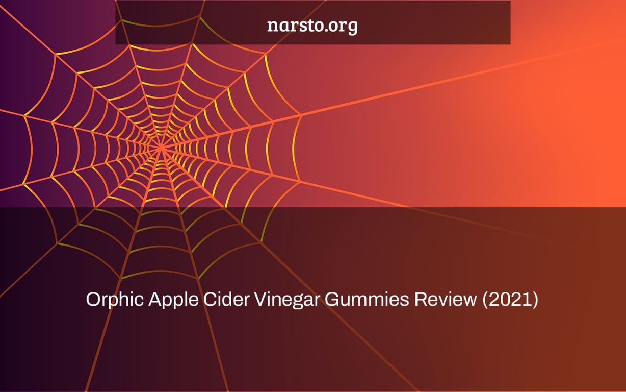 Orphic Apple Cider Vinegar Gummies Review (2021)