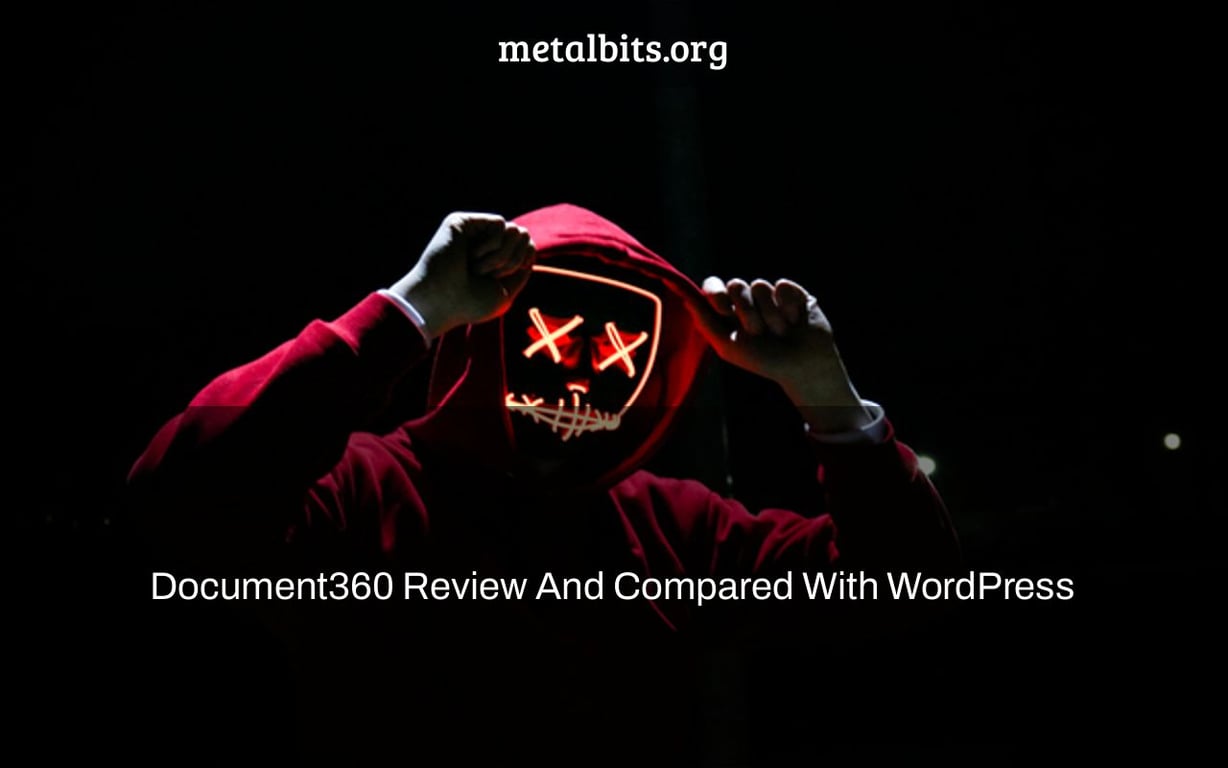Document360 Review And Compared With WordPress