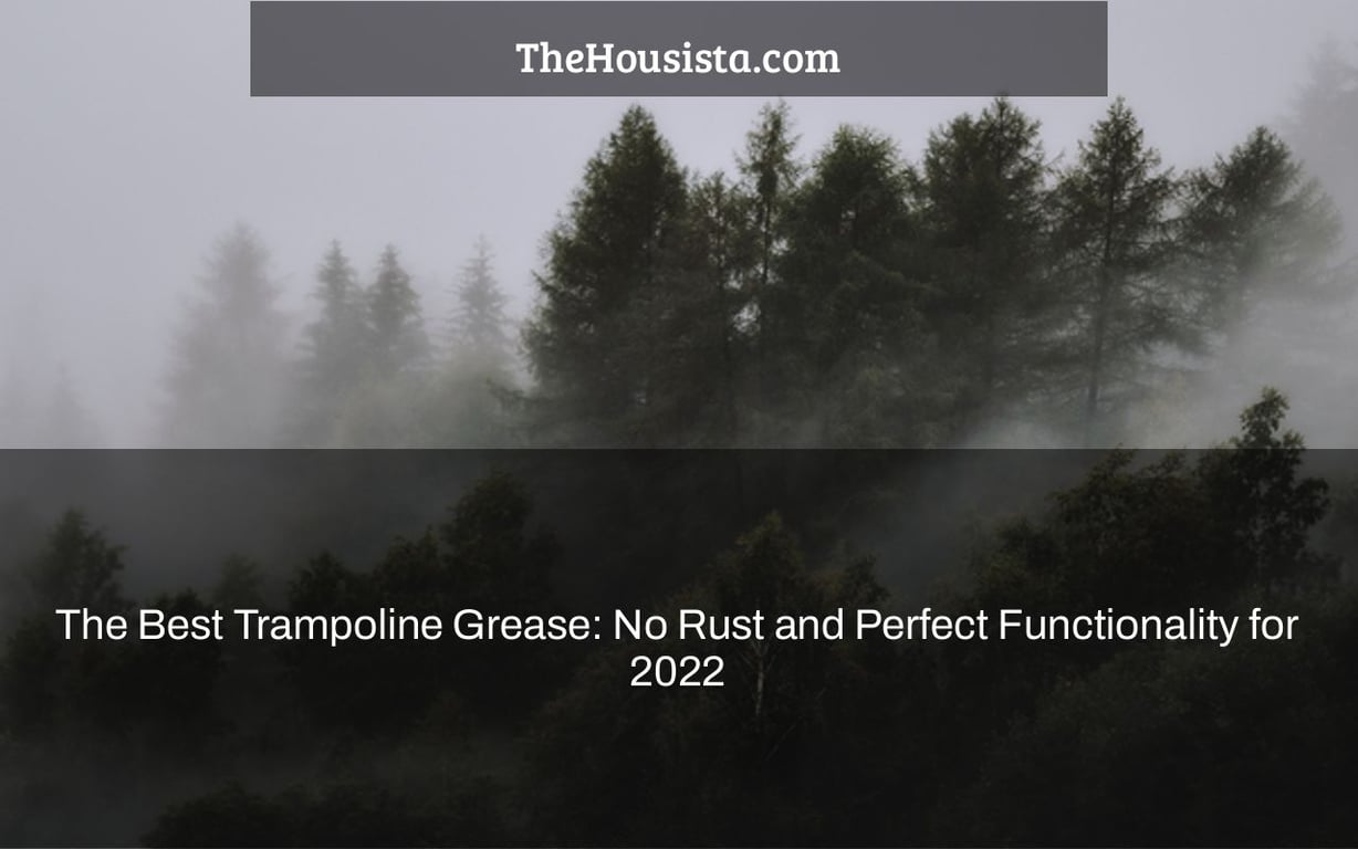 The Best Trampoline Grease: No Rust and Perfect Functionality for 2022