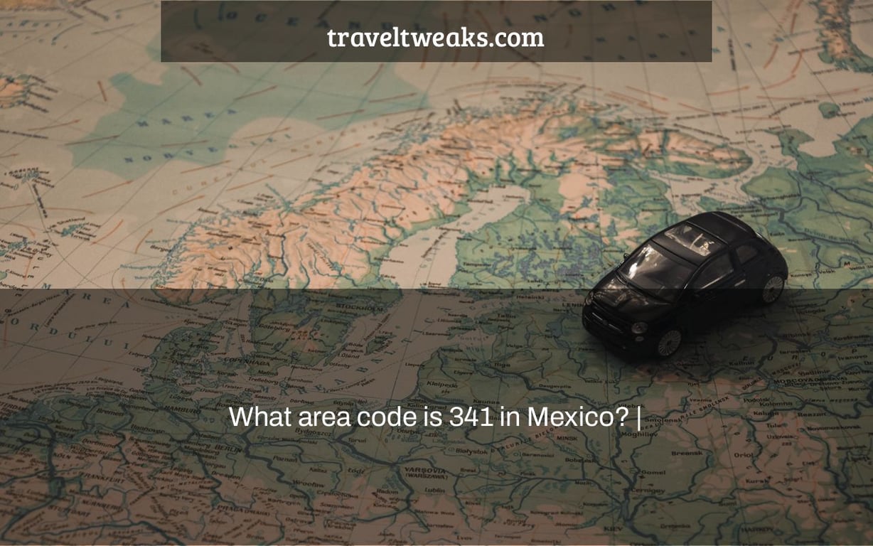 What area code is 341 in Mexico? |