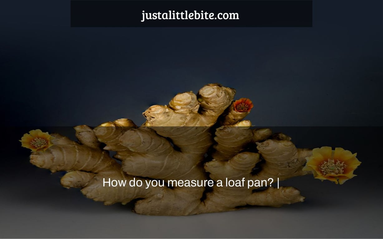 How do you measure a loaf pan? |