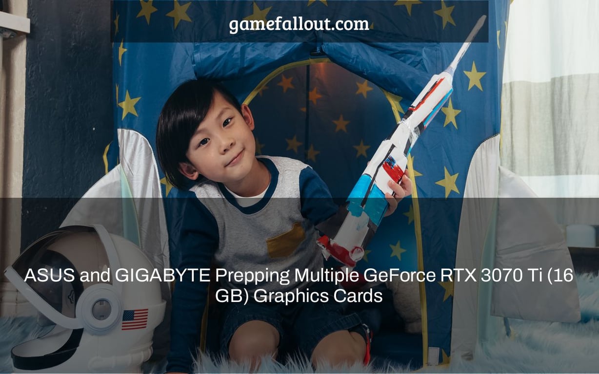 ASUS and GIGABYTE Prepping Multiple GeForce RTX 3070 Ti (16 GB) Graphics Cards