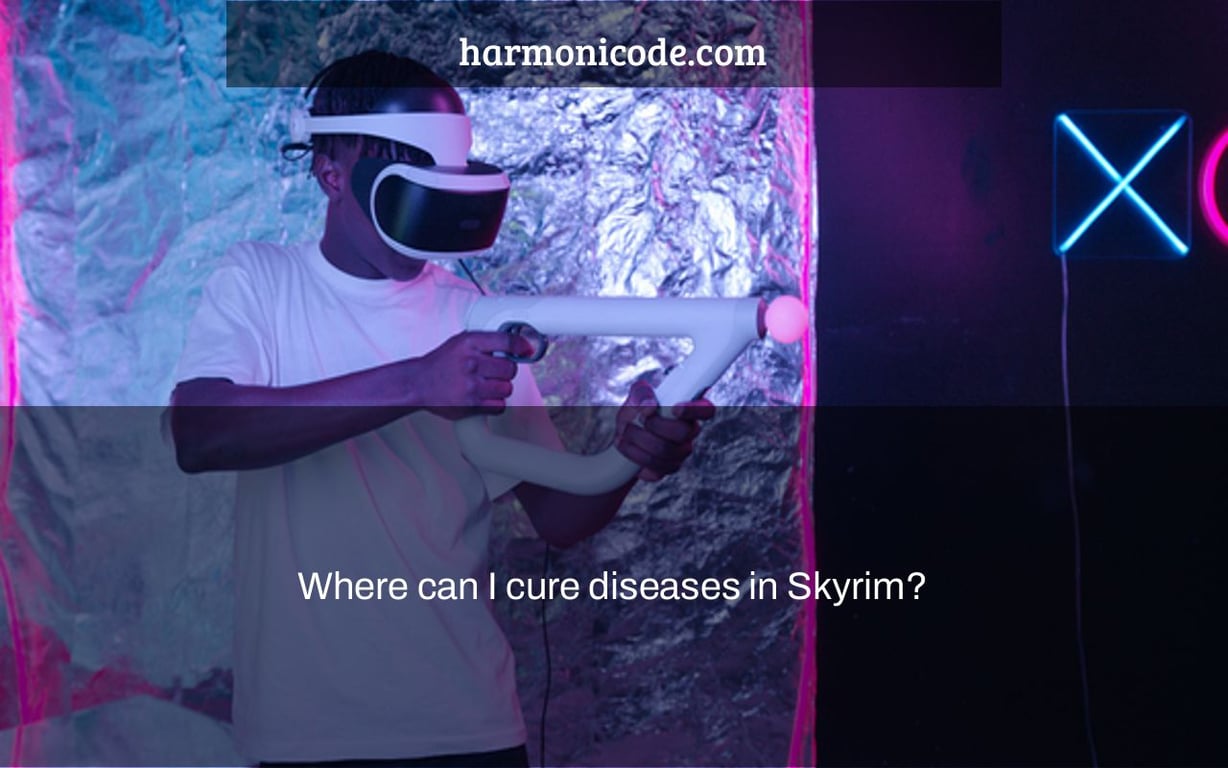 Where can I cure diseases in Skyrim?