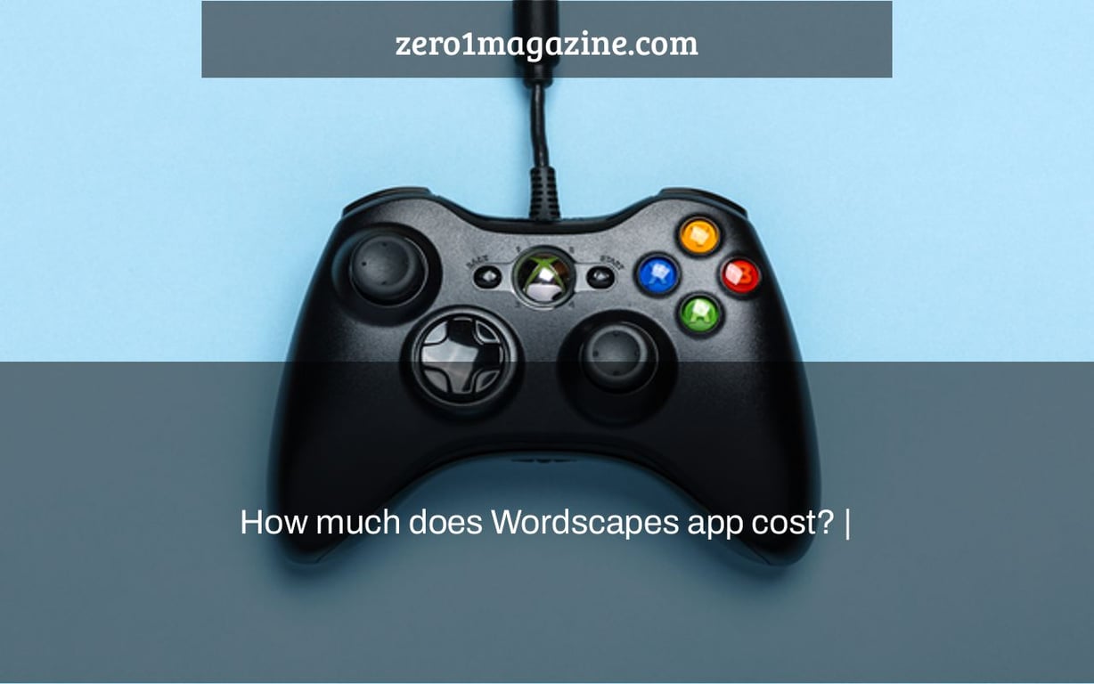 How much does Wordscapes app cost? |